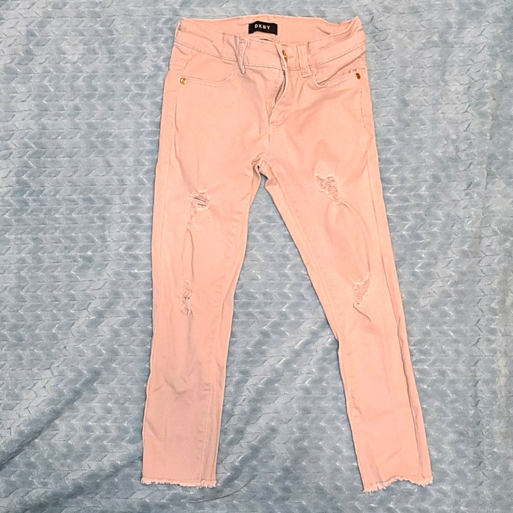 Pink Ripped Jeans